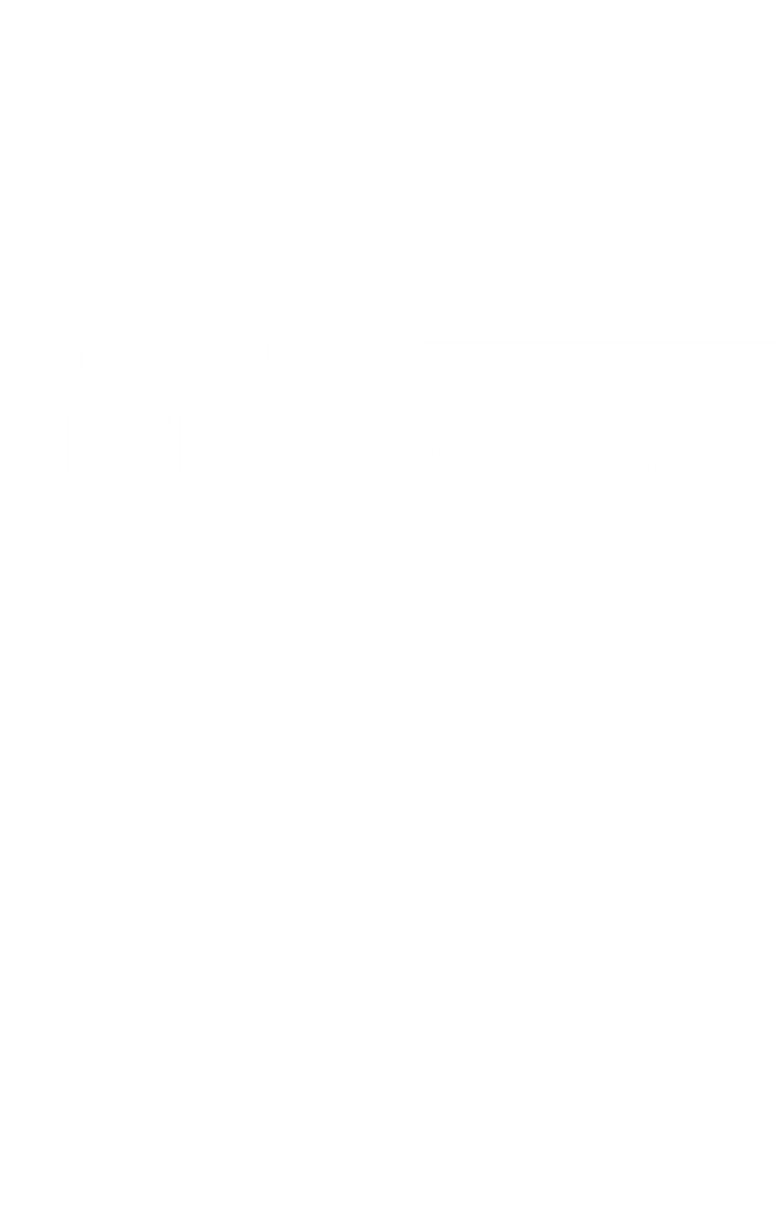 Logo da Igreja Plena Unidade, Uma cruz dividida em 2 horizontalmente com o nome 'Igreja Plena Unidade' entre as partes